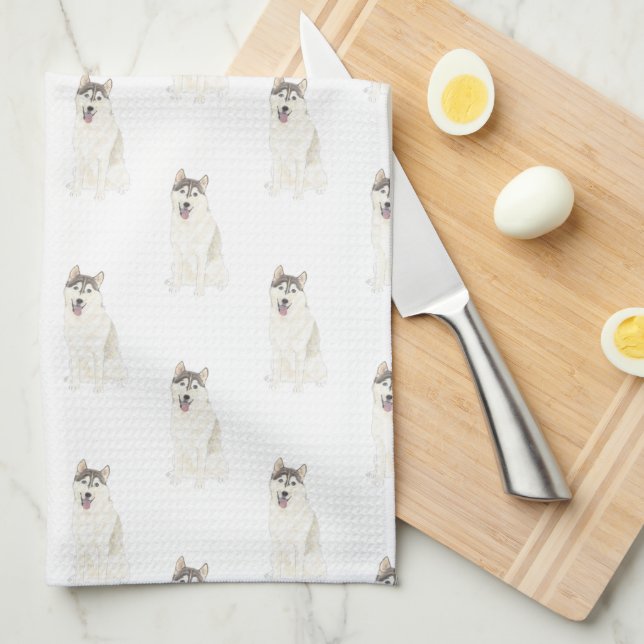 Husky Kitchen Towel (Quarter Fold)