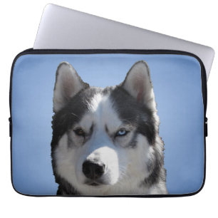 Husky Laptop Case Siberian Husky Eyes Gifts