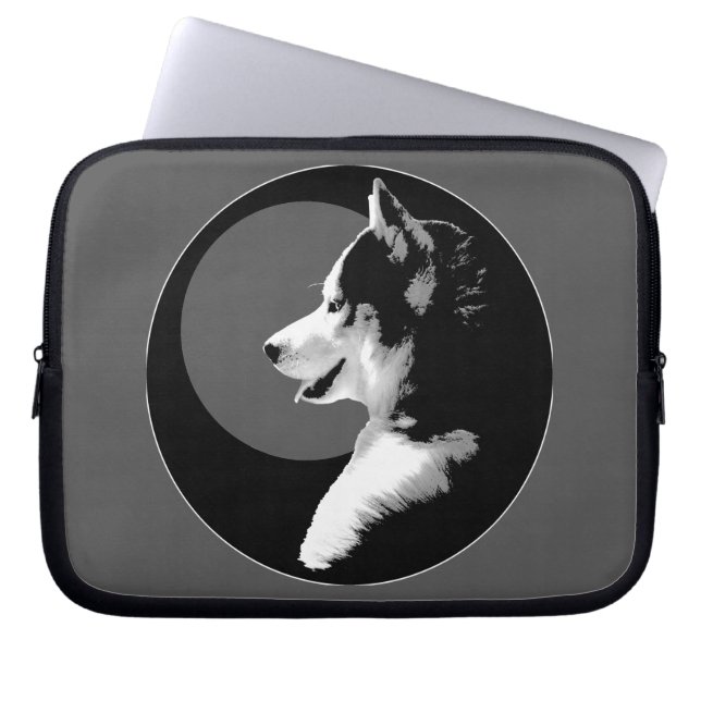Husky Laptop Case Siberian Husky Gifts (Front)