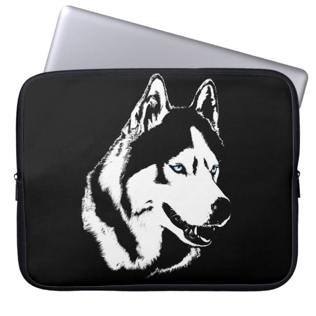 Husky Laptop Case Siberian Husky Malamute Gifts (Front)