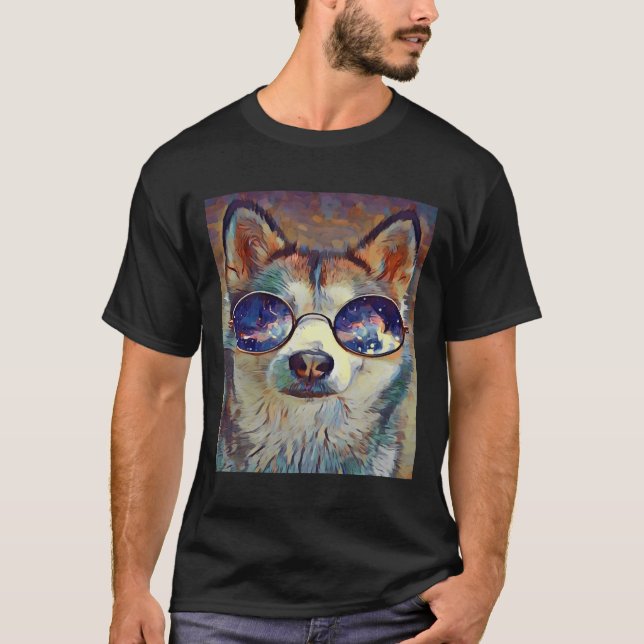 Husky  Long T-Shirt (Front)