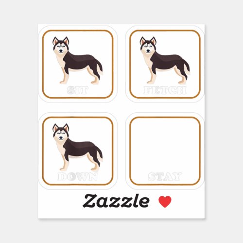 Husky Lover Stickers for Kids _ Fun Craft Stickers