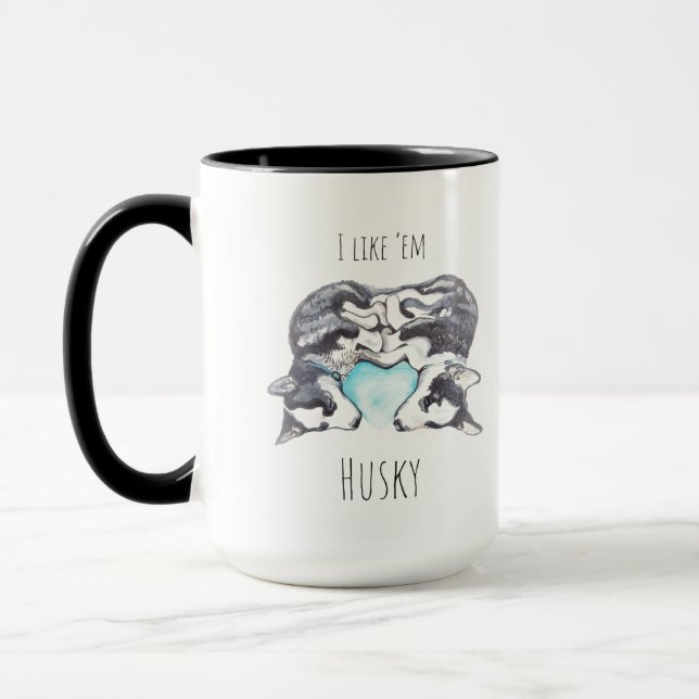 Husky Lovers Coffee Mug (Left)