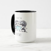 Husky Lovers Coffee Mug (Front Left)