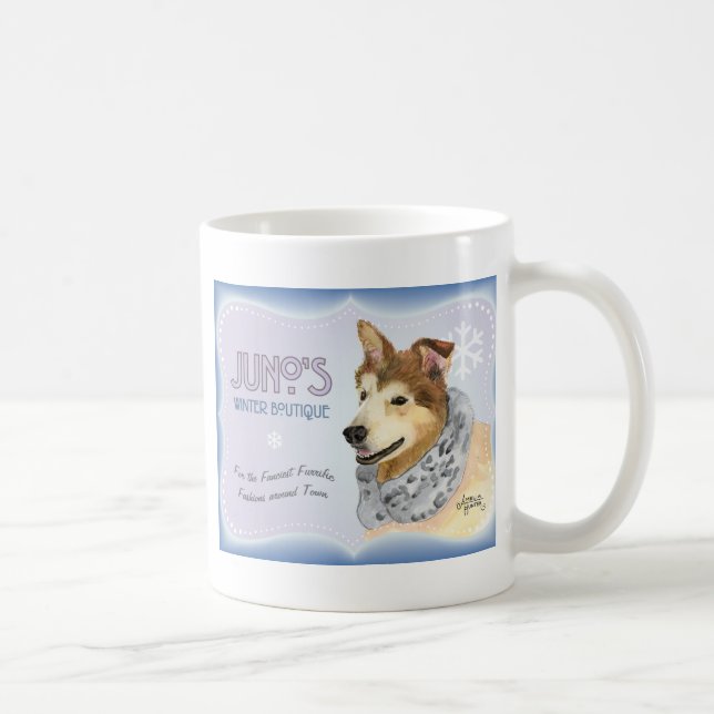 Husky Malamute Gifts Coffee Mug (Right)