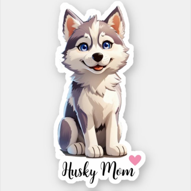 Husky Mom Dog Sticker (Creator Uploaded)