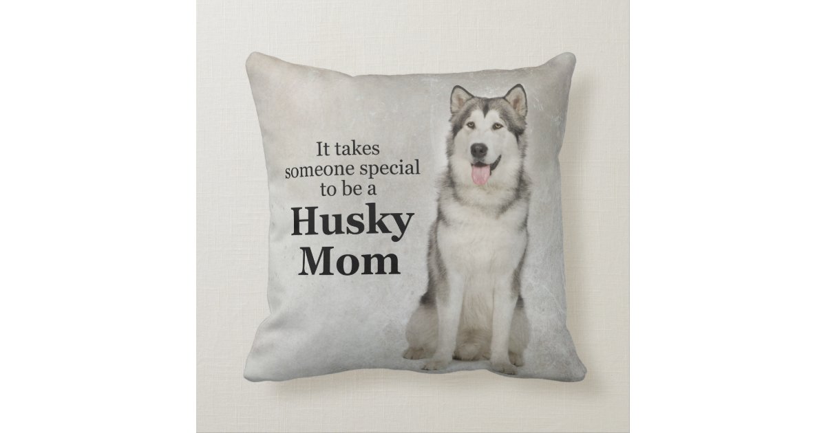 Husky Mom Pillow Zazzle Com
