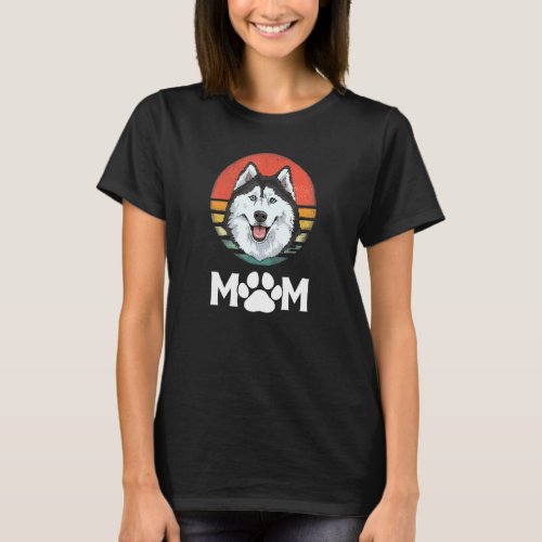 Husky Mom  Siberian Husky  Owner T_Shirt
