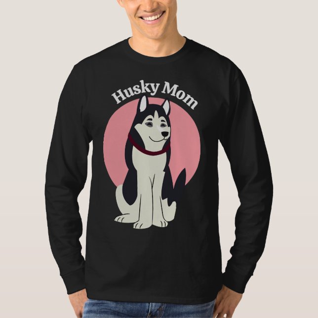 Husky Mom                                          T-Shirt (Front)