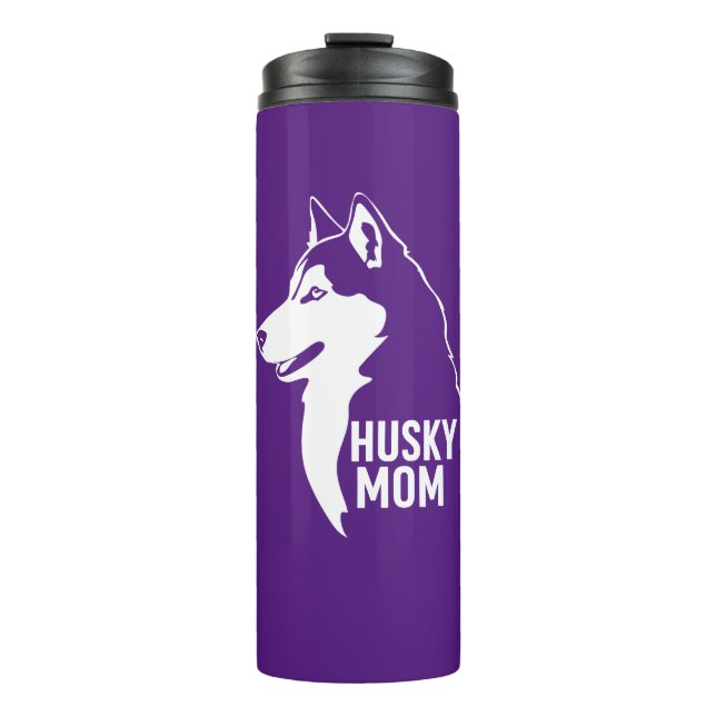 Husky Mom Thermal Tumbler (Front)