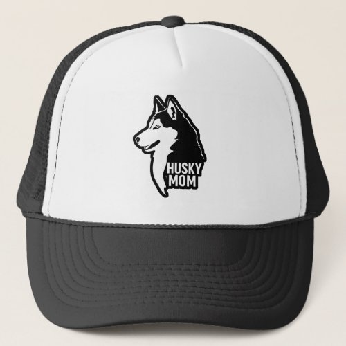 Husky Mom Trucker Hat