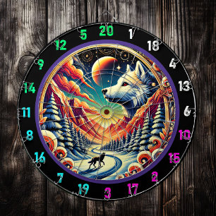 Husky Mountain Aura Wall Decor Dart Board