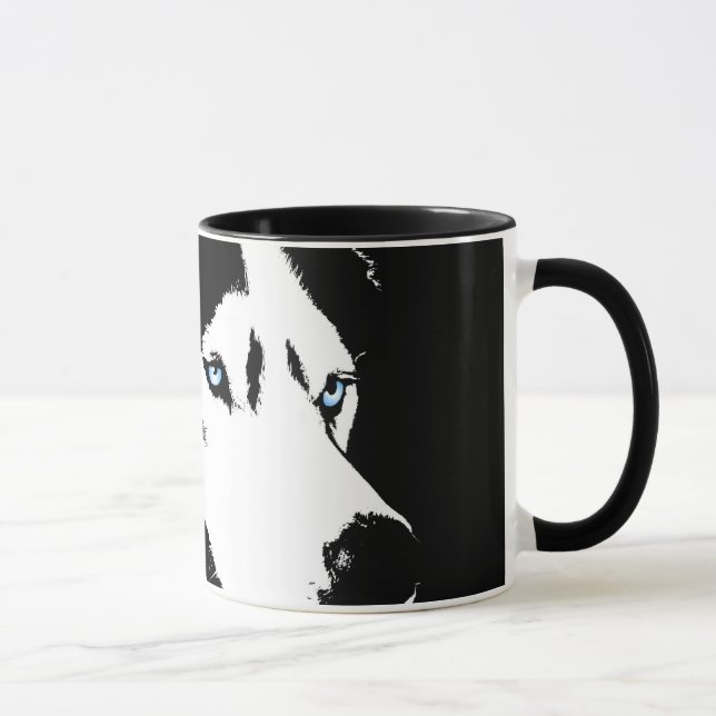 Husky Mug Coffee Cup Cool Siberian Husky Cup (Right)