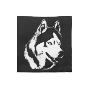 Husky Napkins Personalized Sled Dog Husky Napkins