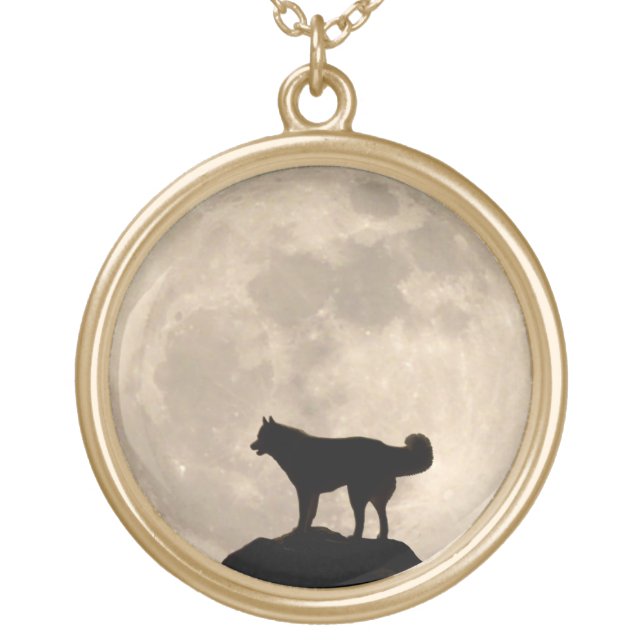 Husky Necklace Siberian Husky Malamute Necklaces (Front)