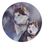 Husky - Night Spirit Sticker