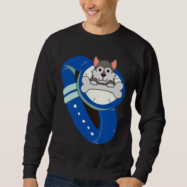 Husky On Watch Sweatshirt (Front)
