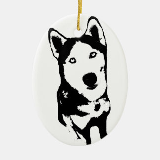 Husky Ornament