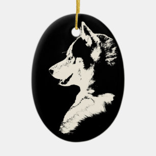Husky Ornament Personalized Husky Pup Gifts