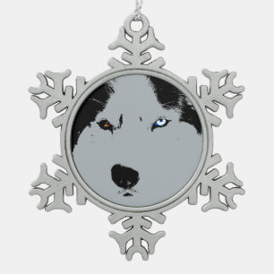 Husky Ornament Personalized Sled Dog Decoration