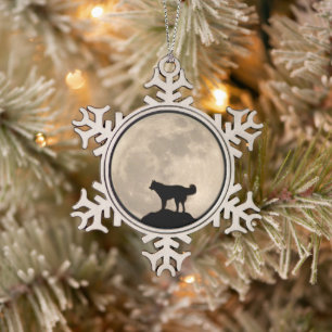 Husky Ornament Personalized Sled Dog Decoration
