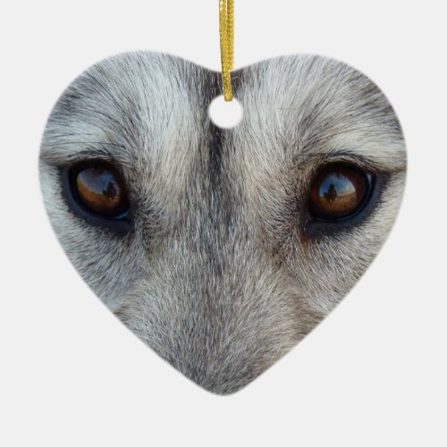 Husky Ornament Personalized Wolf Dog Decoration