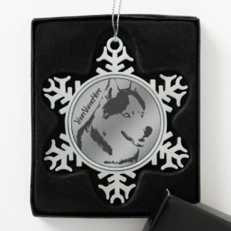 Husky Ornament Siberian Husky Holiday Decoration