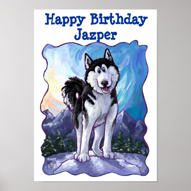 Husky Party Center Poster (Front)