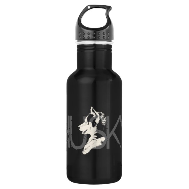 Husky Personalized Husky Dog Bottle (Front)