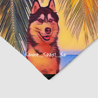 Husky pet bandana collar