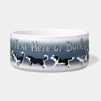 Husky Pet Bowls Personalized Siberian Husky Bowl