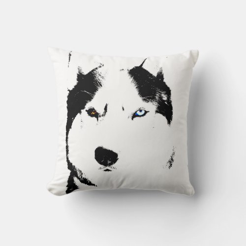 Husky Pillow Siberian Husky Malamute Gifts