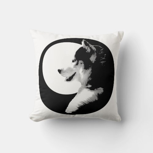 Husky Pillow Siberian Husky Malamute Gifts