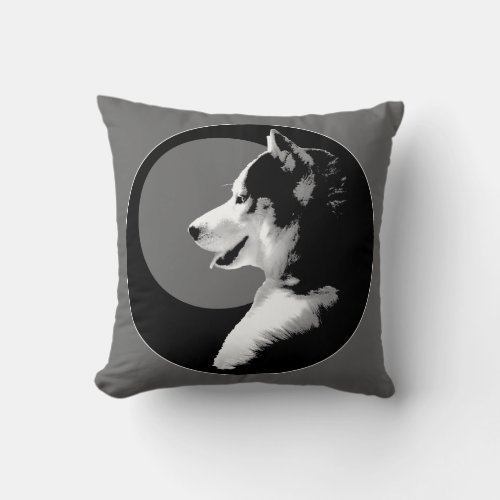 Husky Pillow Siberian Husky Malamute Gifts