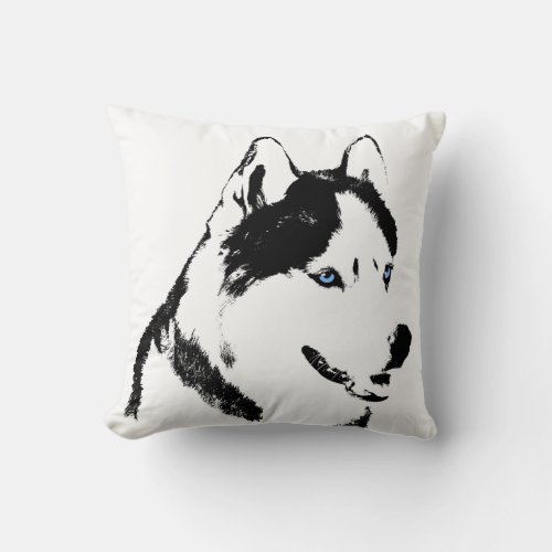 Husky Pillow Siberian Husky Malamute Gifts