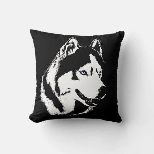 Husky Pillow Siberian Husky Malamute Gifts