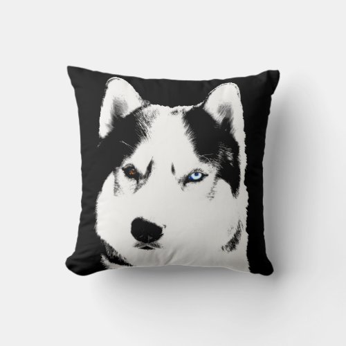 Husky Pillow Siberian Husky Malamute Pillow Gifts