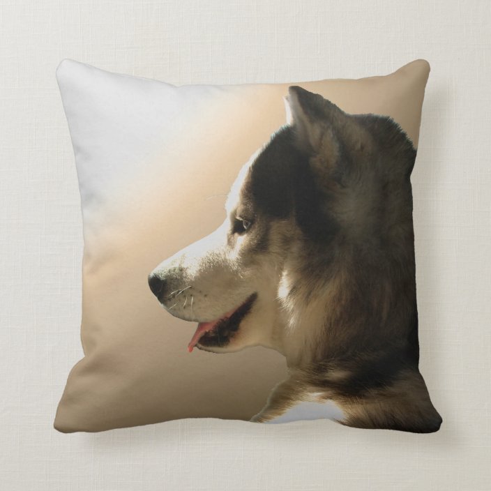 siberian husky pillow