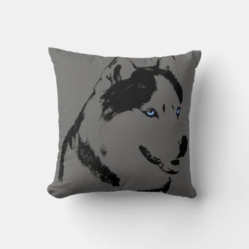 Husky Pillow Siberian Husky Pillows Malamute Gifts