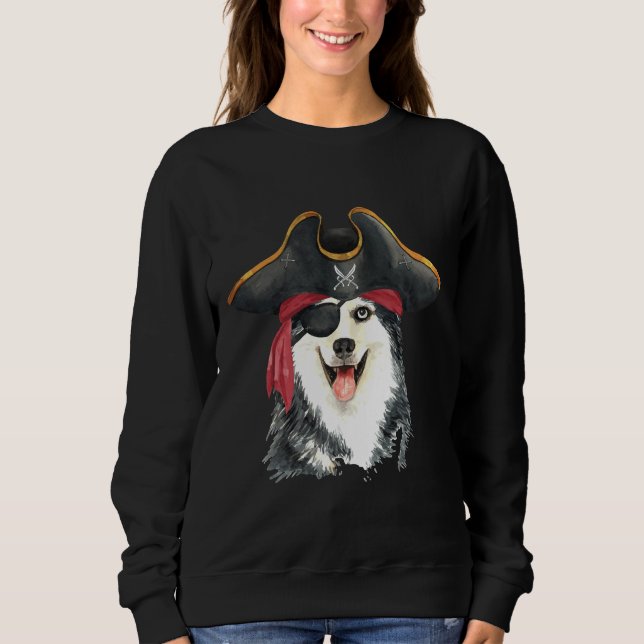Husky Pirate Style Sweatshirt (Front)