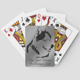 Husky Playing Cards Personalized Husky Dog Cards