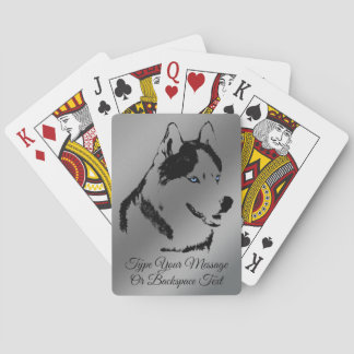 Husky Playing Cards Personalized Husky Dog Cards