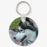 Husky Profile  Keychain