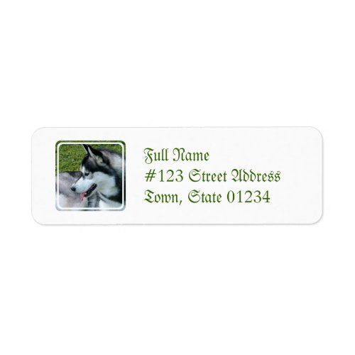Husky Profile  Mailing Label