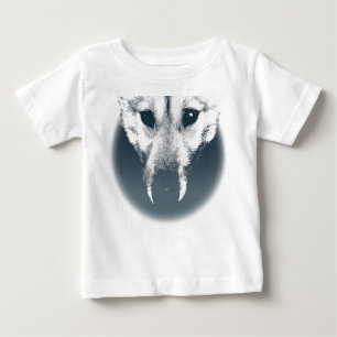 Husky Pup Baby Tootoo Husky Wolf Baby Dress Baby T-Shirt