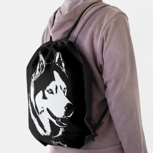 Husky Pup Backpacks Sled Dog Bags _ Personalize
