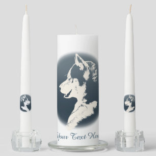 Husky Pup Candles Custom Husky Pup Wolf Candles