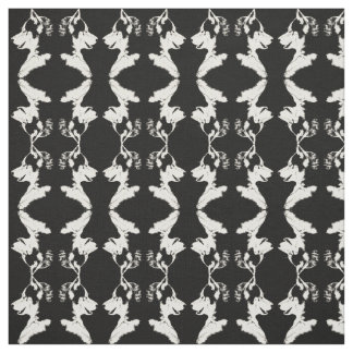 Husky Pup Fabric Siberian Husky Fabric Dog Pattern