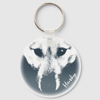 Husky Pup Keychain Husky Wolf Dog Custom Keychains