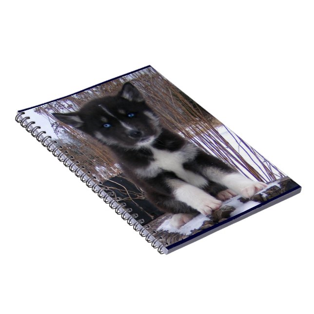 Husky Pup Notebook (Right Side)